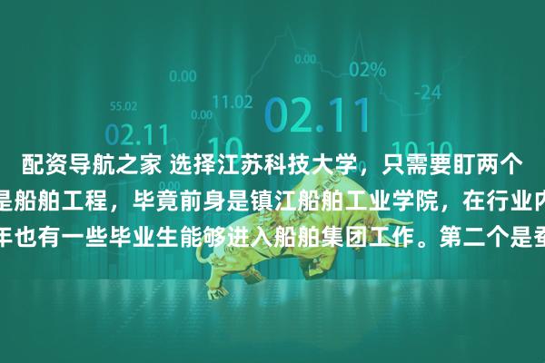 配资导航之家 选择江苏科技大学，只需要盯两个专业就可以了，第一个是船舶工程，毕竟前身是镇江船舶工业学院，在行业内也是小有名气的，每年也有一些毕业生能够进入船舶集团工作。第二个是蚕学，这是个冷门专业，没有多少人愿意学，当然，萝卜青菜各有所爱，对此有兴趣的同学，报考江苏科大，性价比很高。#热点新知#